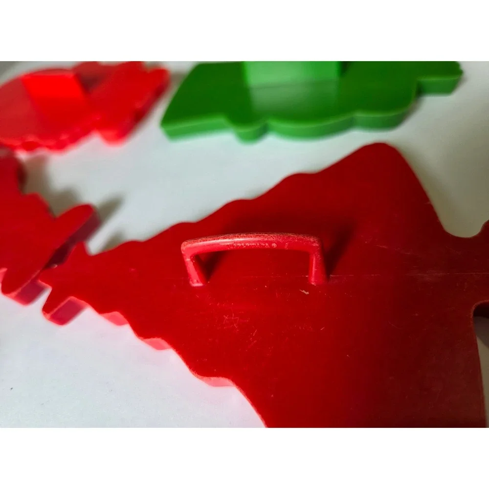 Vintage Hallmark Tupperware Durkee Christmas Cookie Cutters Holiday Lot of 12